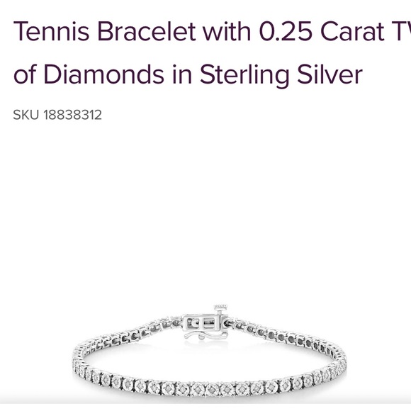 *SOLD* Michael hill Tennis Bracelet with 0.25 Carat TW of Diamonds - Picture 2 of 6